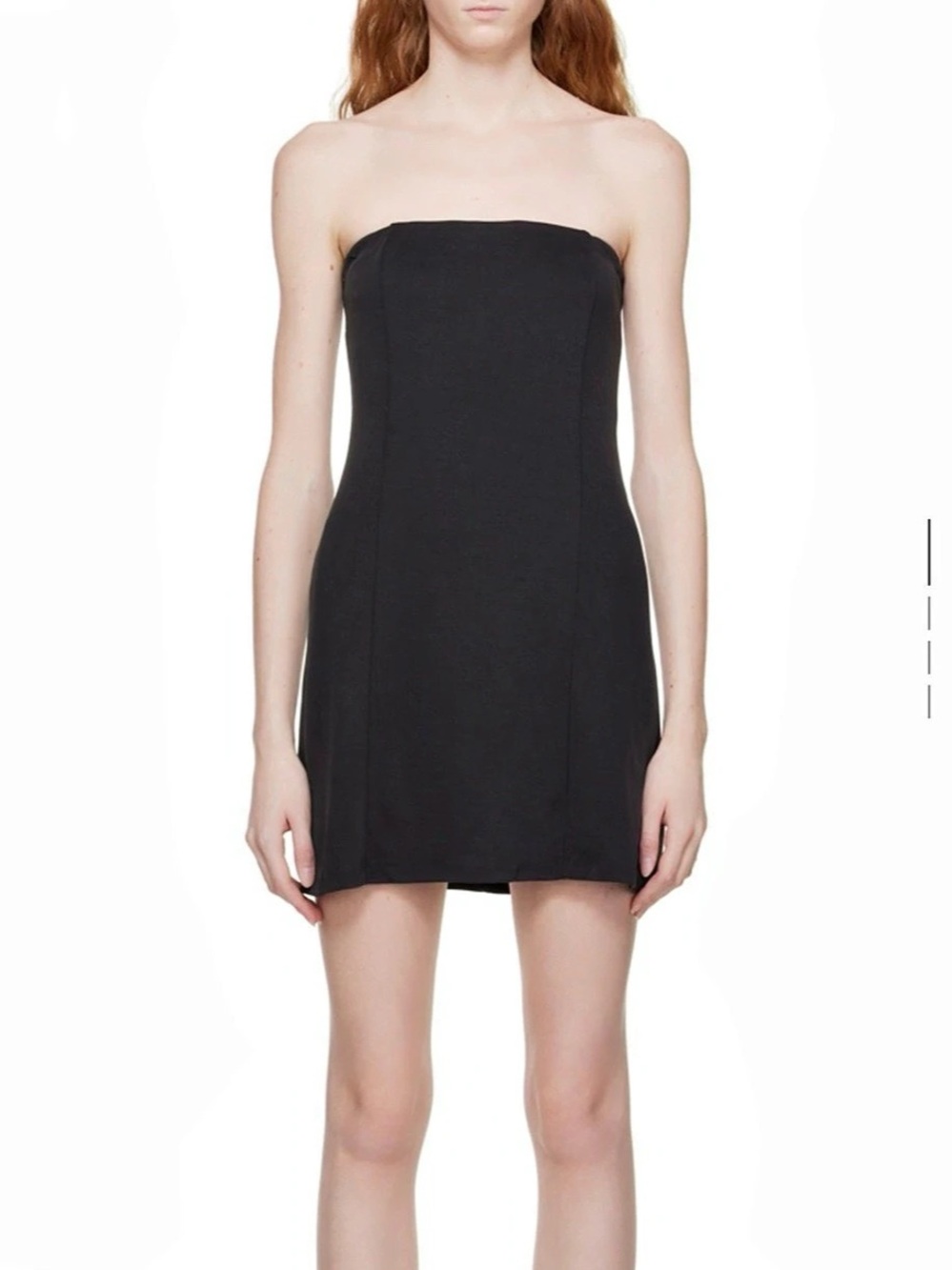 Black Strapless Mini Dress little black dress